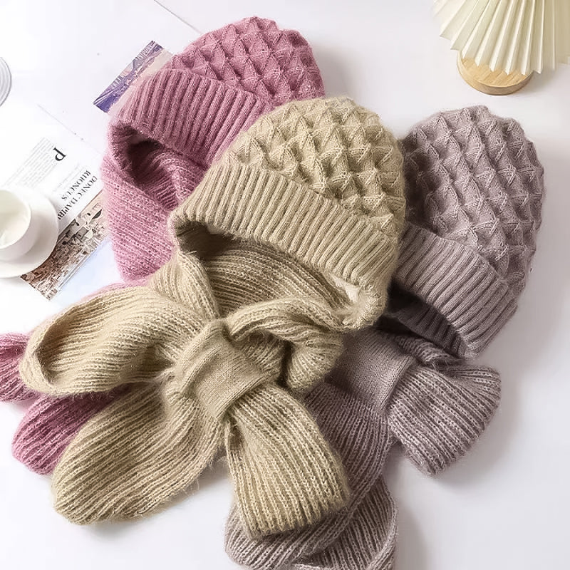 Fleece | Gorro Y Bufanda Forrados Y A Prueba De Viento