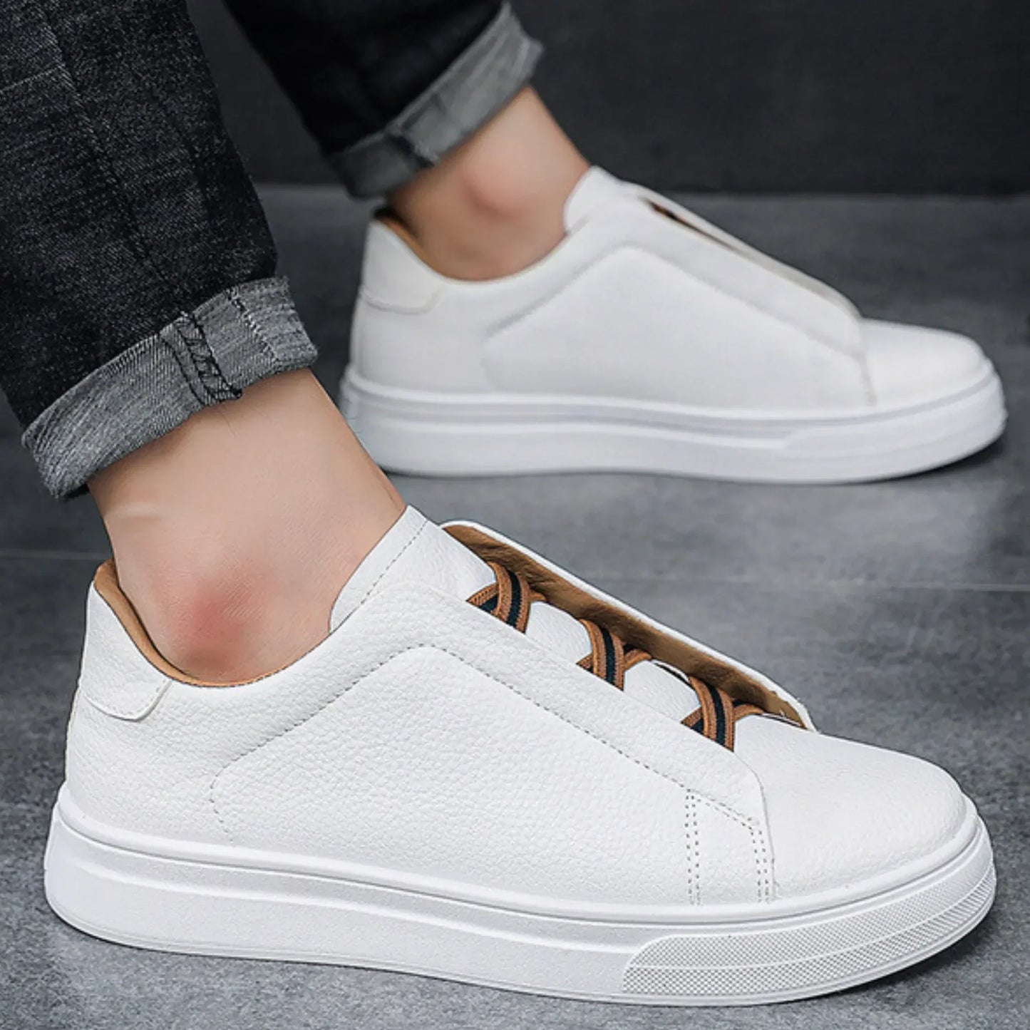 Mateo - Zapatillas de piel
