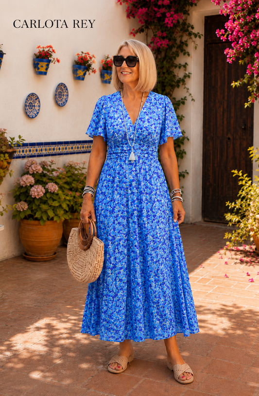 Loli – Vestido largo y vaporoso con estampado floral