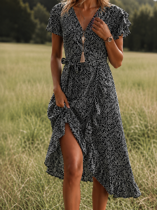 Carlotta - Vestido cruzado de verano