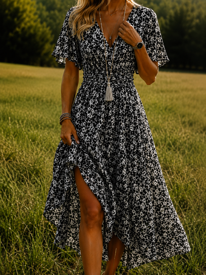 Loli – Vestido largo y vaporoso con estampado floral