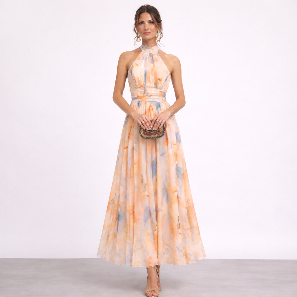 Valentina™ | Vestido halter elegante