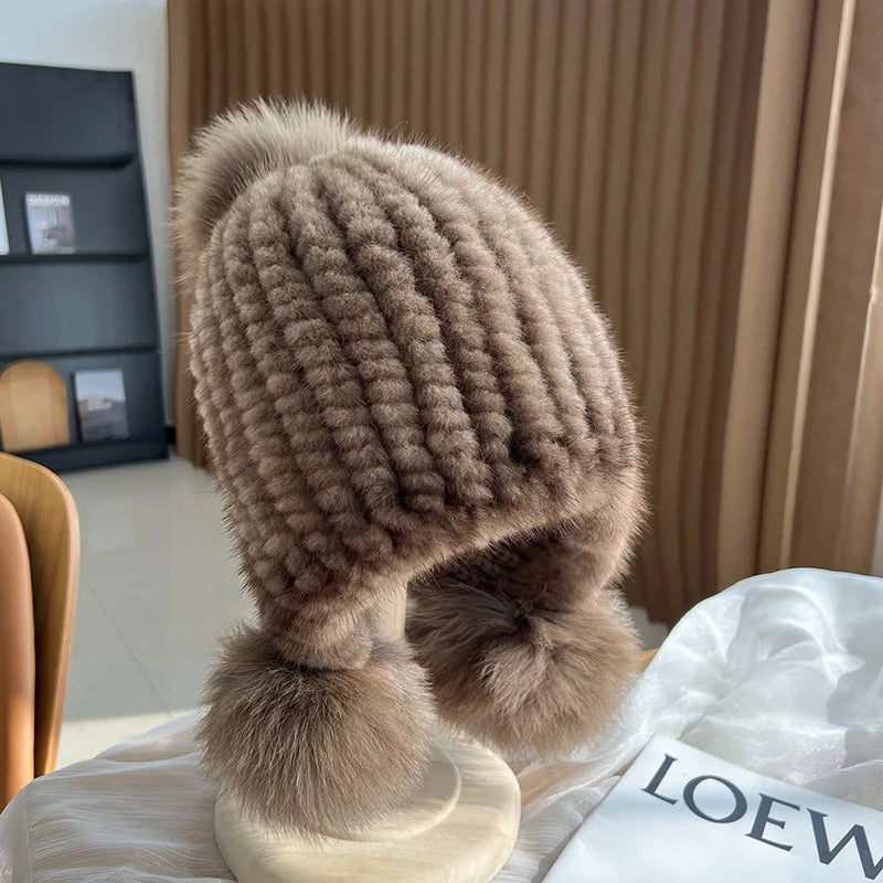 Isadora | PREMIUM Gorro De Piel De Visón
