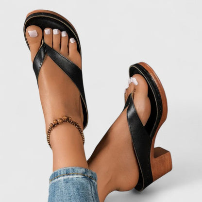 Aurora - Zapatos de tacón ortopédicos de piel auténtica para ocasiones especiales