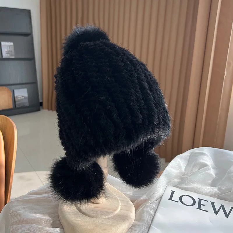 Isadora | PREMIUM Gorro De Piel De Visón