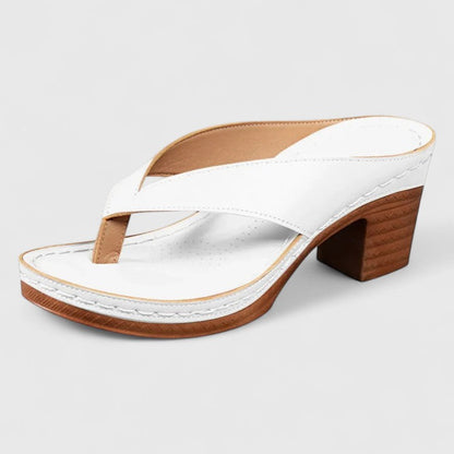 Aurora - Zapatos de tacón ortopédicos de piel auténtica para ocasiones especiales