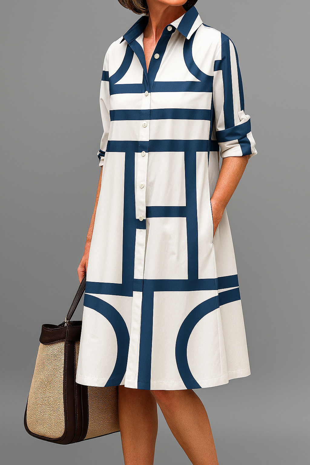 Luisa| Vestido midi cómodo