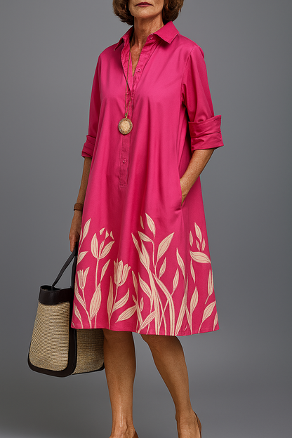 Luisa| Vestido midi cómodo