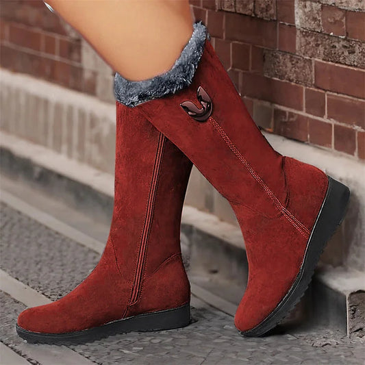 Morgane - Botas Altas Alto Tobillo Impermeables