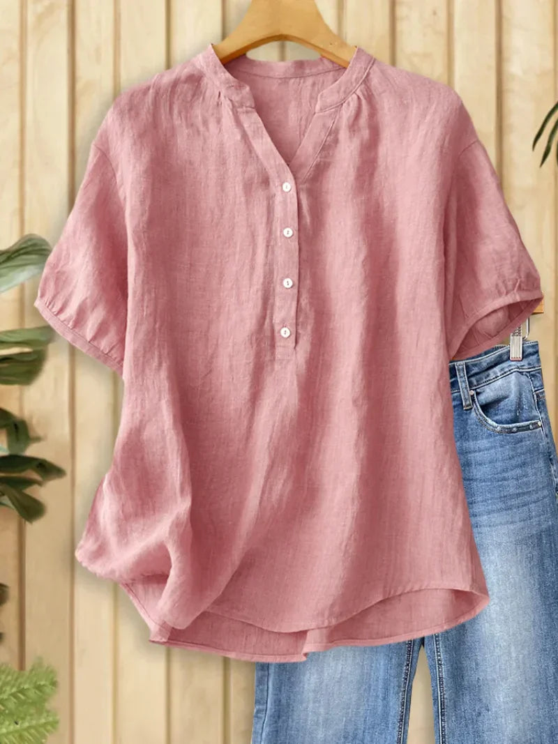 Nuriza | Blusa Con Cuello En V