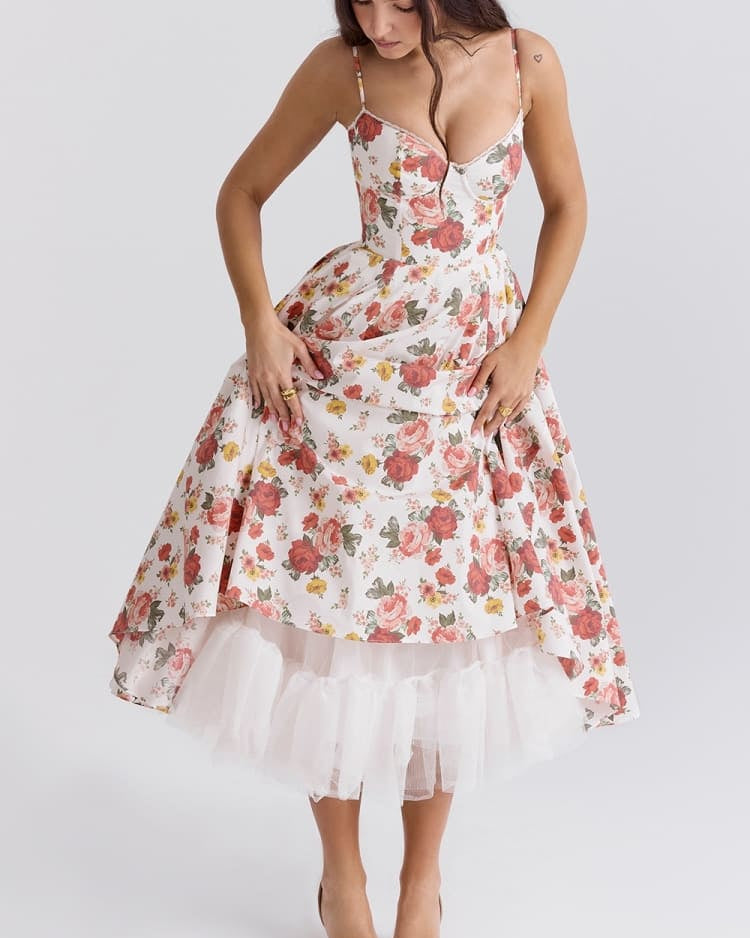 Camila™ | Vestido midi de lujo