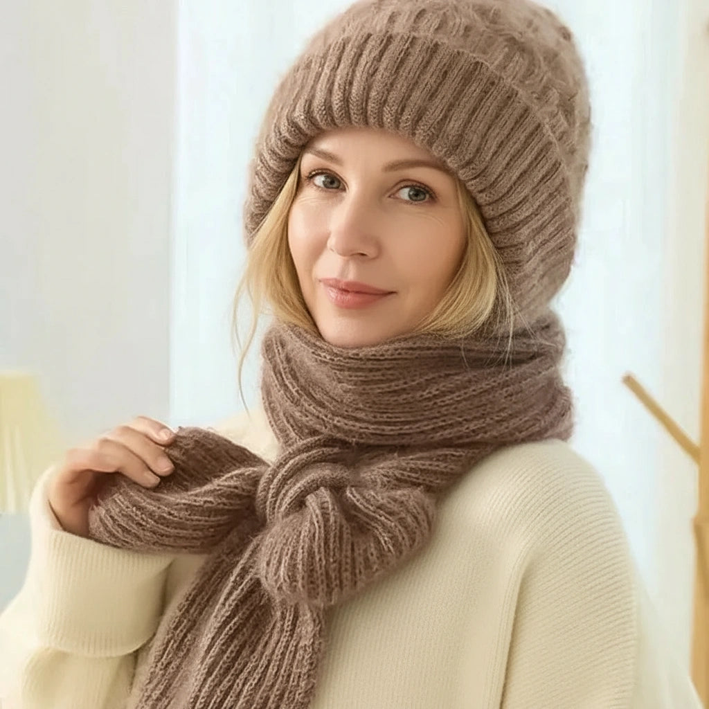 Fleece | Gorro Y Bufanda Forrados Y A Prueba De Viento